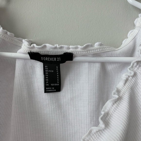 White off the shoulder bodysuit - Picture 3 of 4